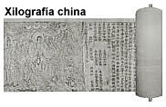 Xilografía antigua de China.